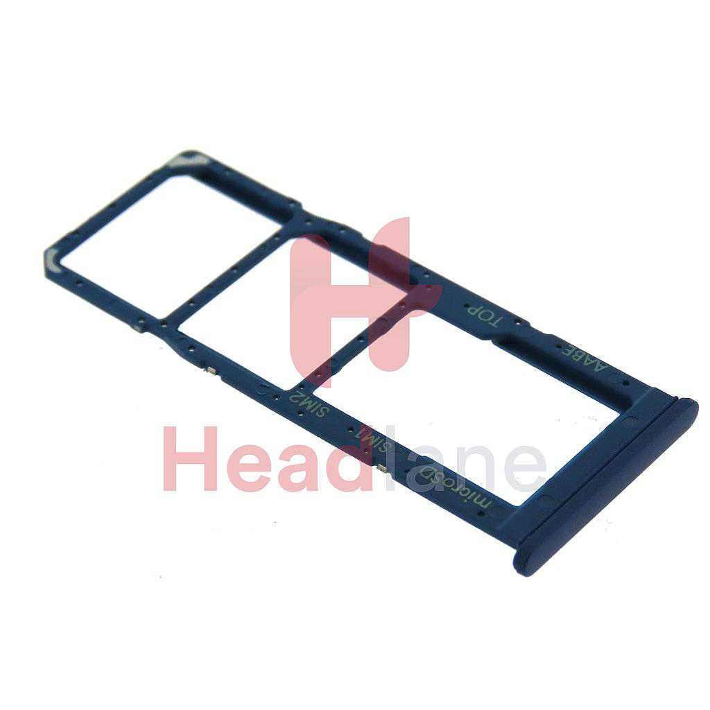 Samsung SMA125 Galaxy A12 SIM Card Tray Blue GH9846124C