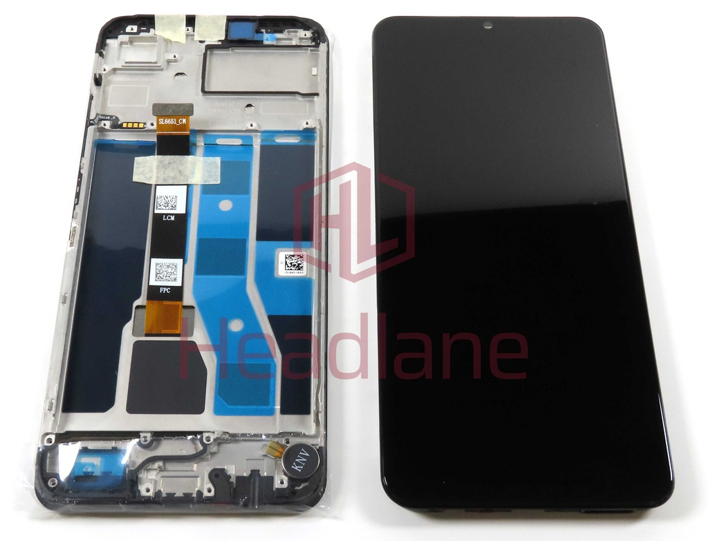 Realme RMX3760 C53 LCD Display / Screen + Touch - Black - 621029000039